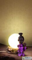 典當(dāng)?shù)乃囆g(shù)與科技 艾派三國(guó)變色小夜燈擺件探秘